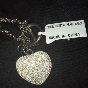 Crystal Heart Bracelet